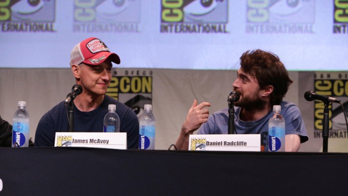 Джеймс МакЭвой и Дэниэл Рэдклифф на фестивале Comic-Con