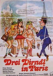«Drei Dirndl in Paris»