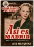 Постер «Así es Madrid»