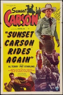 «Sunset Carson Rides Again»