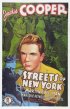 Постер «Улицы Нью-Йорка»