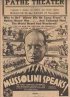 Постер «Муссолини говорит!»