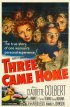 Постер «Three Came Home»