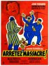Постер «Arrêtez le massacre»