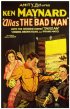 Постер «Alias the Bad Man»