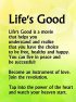 Постер «Life's Good»