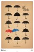 Постер «Синий зонтик»
