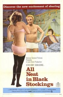 «All Neat in Black Stockings»