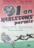 Постер «91:an Karlssons permis»