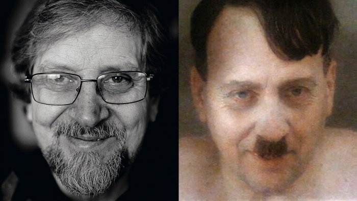 Леонид Мозговой, 2011 год (фото: «Собака», Алексей Тихонов) / кадр из фильма «Молох»