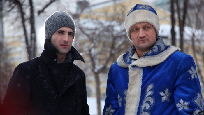 Илья Любимов и Гоша Куценко в фильме «Невидимки»