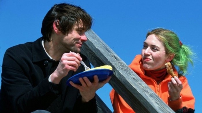 Джим Керри и Кейт Уинслет в фильме «Вечное сияние чистого разума», 2004 год