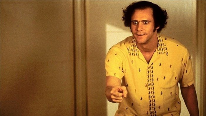 Джим Керри в фильме «Человек на Луне», 1999 год