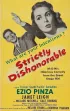Постер «Strictly Dishonorable»