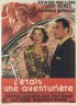 Постер «J'étais une aventurière»