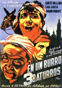 «En un burro tres baturros»