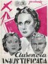 Постер «Assenza ingiustificata»