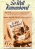 Постер «So Well Remembered»