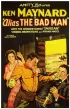 Постер «Alias the Bad Man»