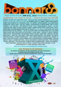 «Музыкальный фестиваль Bonnaroo 2011»