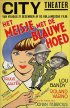Постер «Het meisje met den blauwen hoed»